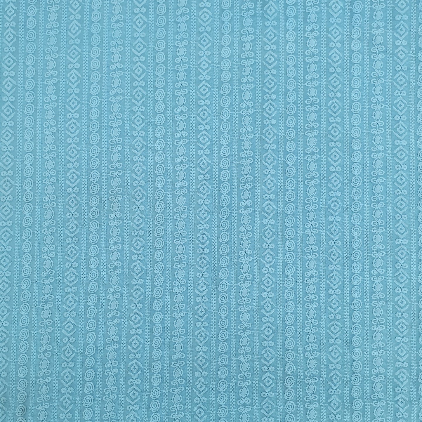 Sky Blue Georgette Fabric