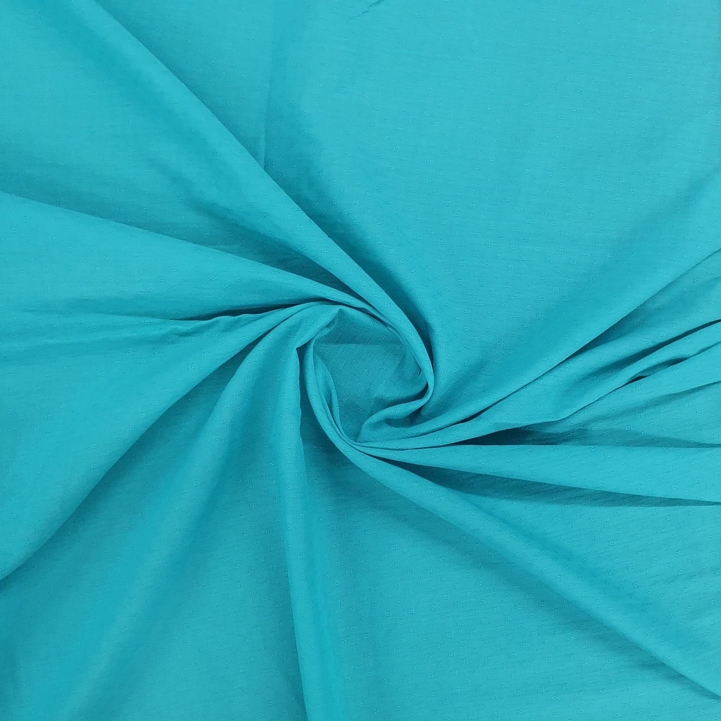 Sky Blue Jacquard Cotton Fabric Trade UNO