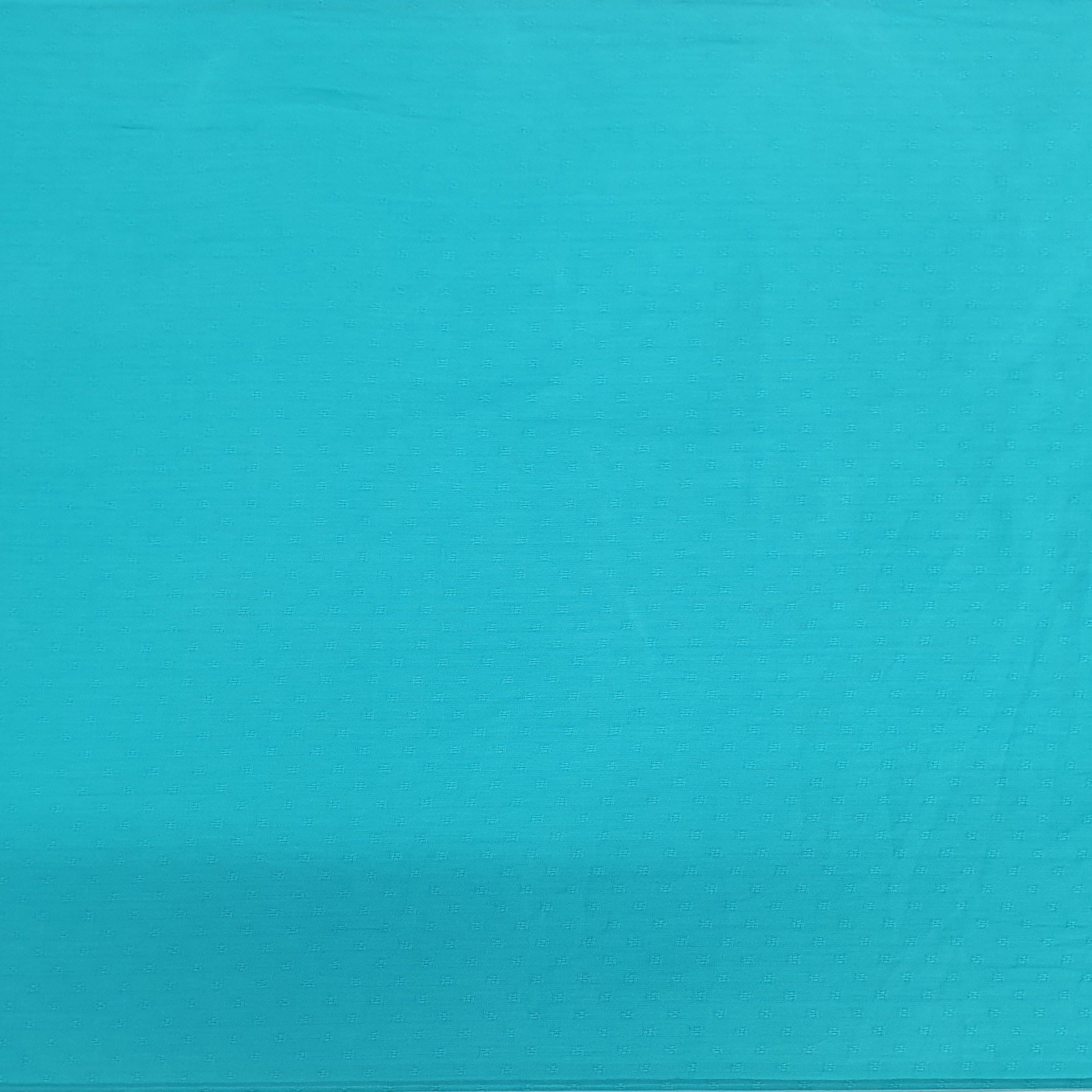 Sky Blue Jacquard Cotton Fabric Trade UNO