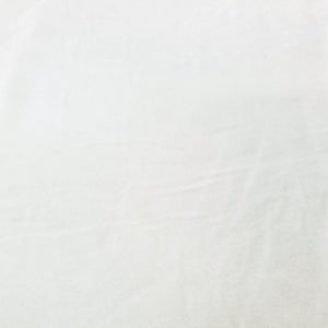 Solid White Poly Velvet Fabric Trade UNO