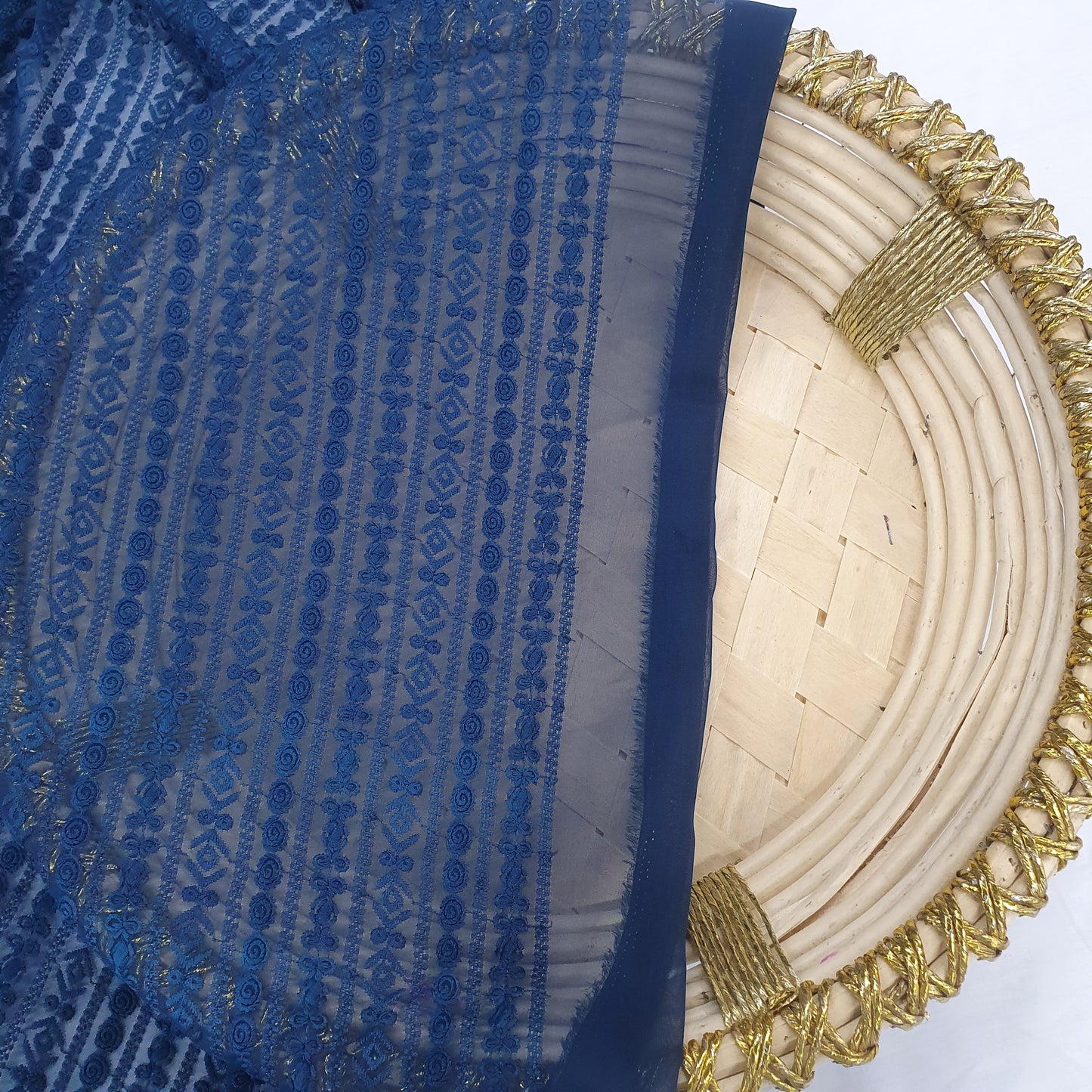 Teal Blue Georgette Fabric online