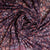 Wine Red Floral Print Viscose Voile Fabric Trade Uno