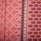 Salmon Pink Mughal Print Viscose Voile Fabric Trade Uno