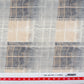 White & Grey Geometrical Print Russian Silk Fabric Trade UNO