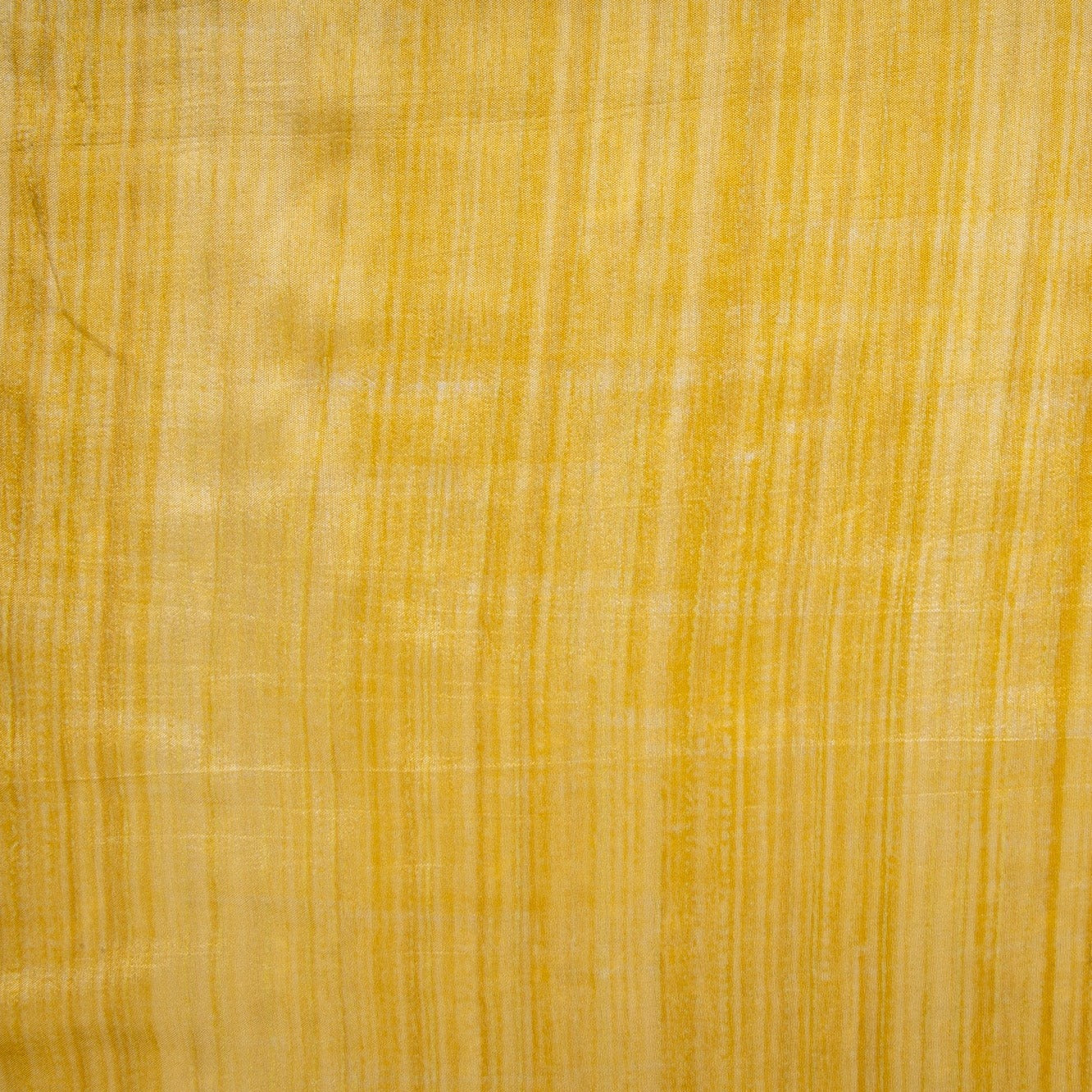Yellow Foil Print Tusser Silk Fabric Trade UNO