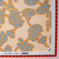 Peach & Aqua Blue Floral Digital Print Poly Bion Fabric Trade UNO