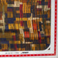 Multi Color Abstract Print Pure Silk Fabric Trade UNO