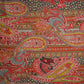 Multi Color Paisley Print Twill Silk Fabric Trade UNO