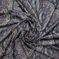 Purple & Silver Digital Print Pure Silk Fabric Trade UNO
