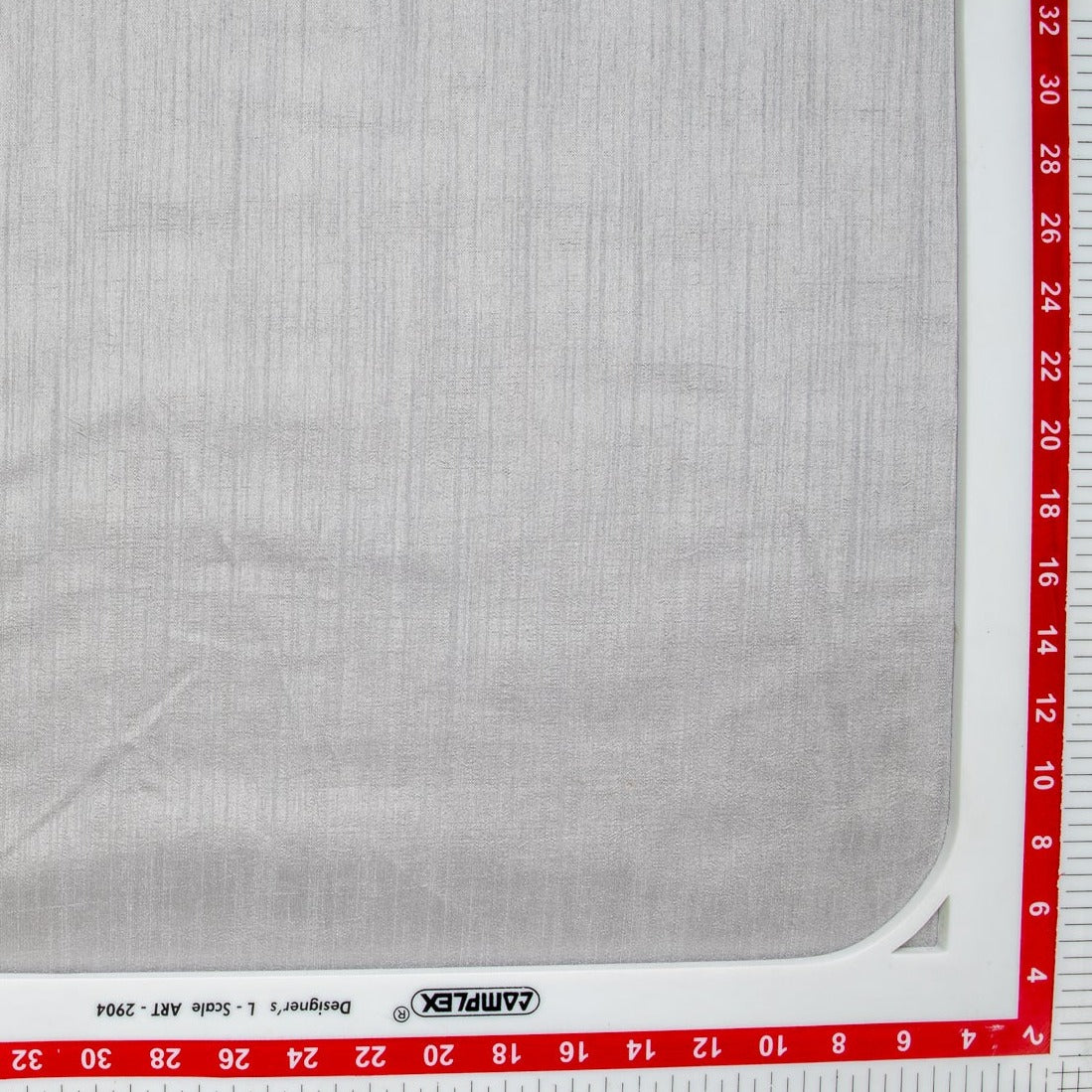 Grey Solid Dupion Silk Fabric Trade UNO