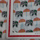 White Traditional Print Cotton Silk Fabric Trade UNO