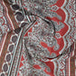 Orange Traditional Print Cotton Fabric Trade UNO