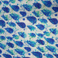 White & Blue Digital Print Modal Fabric Trade UNO