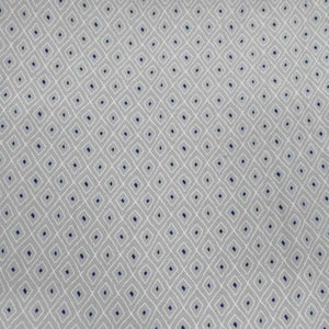 Grey Geometrical Print Rayon Fabric