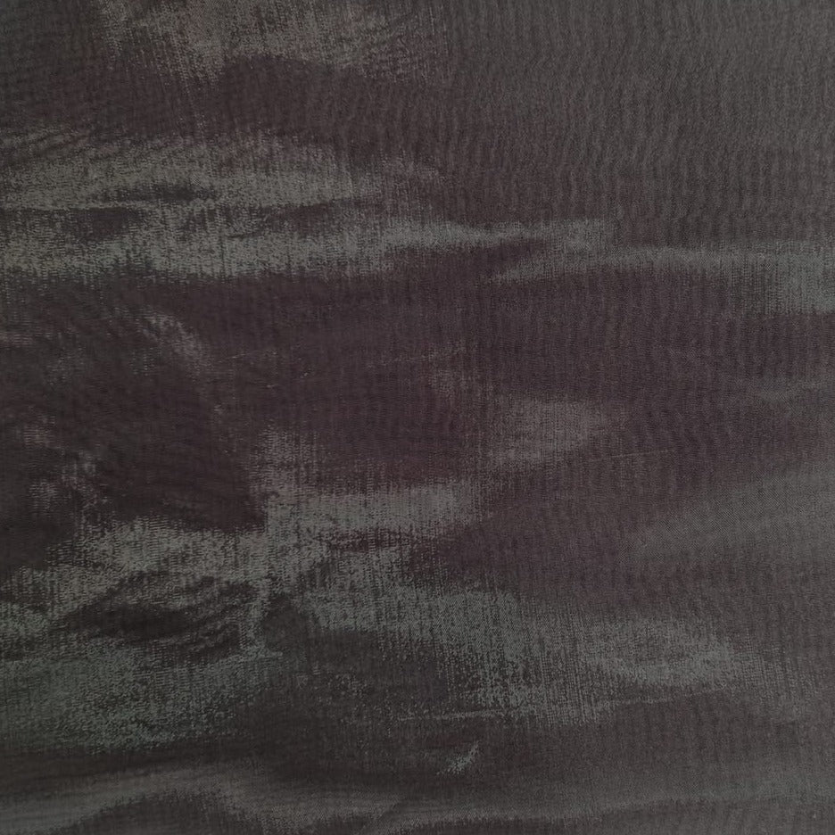 Brown Solid Poly Organza Fabric Trade UNO
