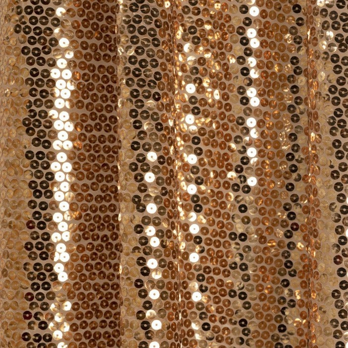 Golden Ombre Sequence Net Fabric Trade UNO