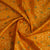 Saffron Orange With Golden Floral Brocade Fabric Trade UNO