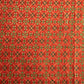 Orange With Golden Floral Brocade Fabric Trade UNO