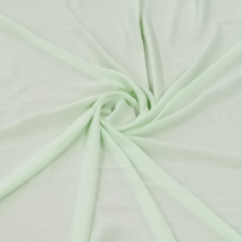Light Green Solid Georgette Fabric Trade UNO