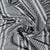 Black White Thrred Work Tapestry Fabric - TradeUNO