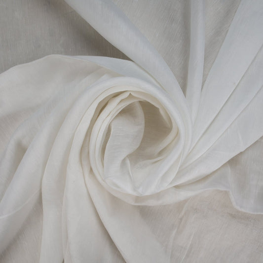 White Dyeable Solid Linen Fabric Trade UNO