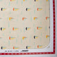 Off White Quirky Print Chinnon Chiffon Fabric Trade UNO