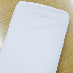 White Solid Crape 