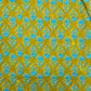 Yellow Floral With Hand Block Print Cotton Fabric Trade UNO