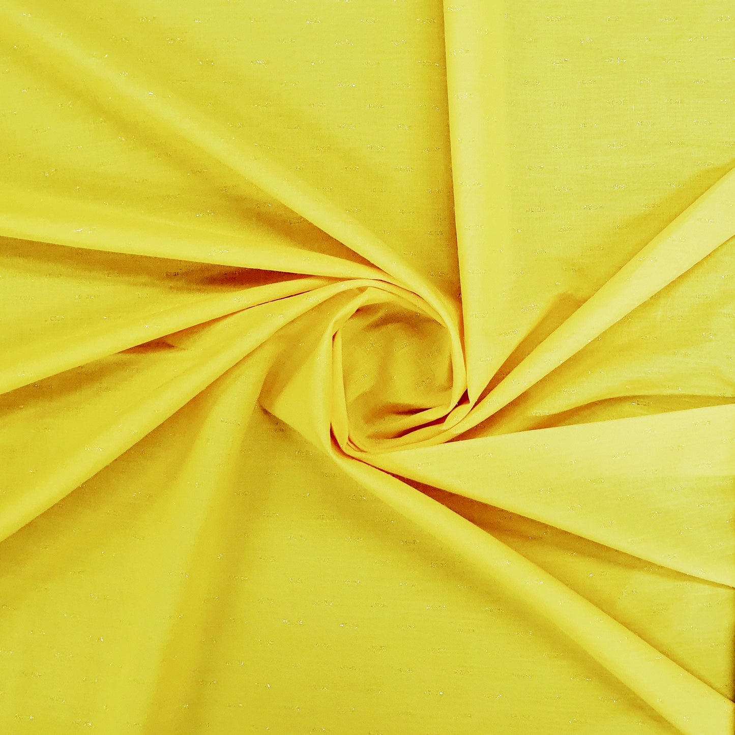 Yellow Solid Cotton Jacquard Fabric Trade UNO