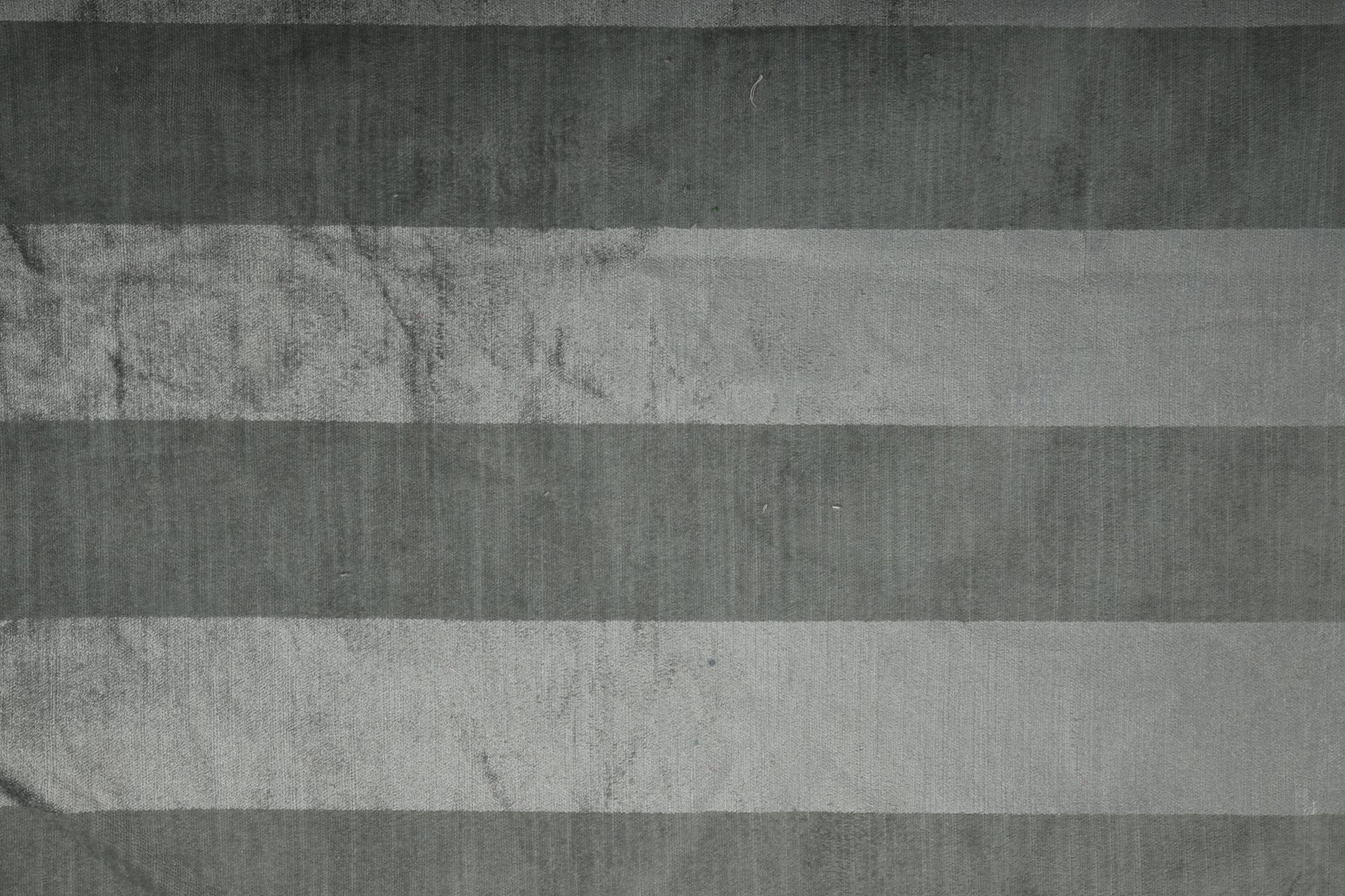 Grey Stripe Viscose Velvet Fabric Trade Uno
