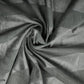 Grey Stripe Viscose Velvet Fabric Trade Uno