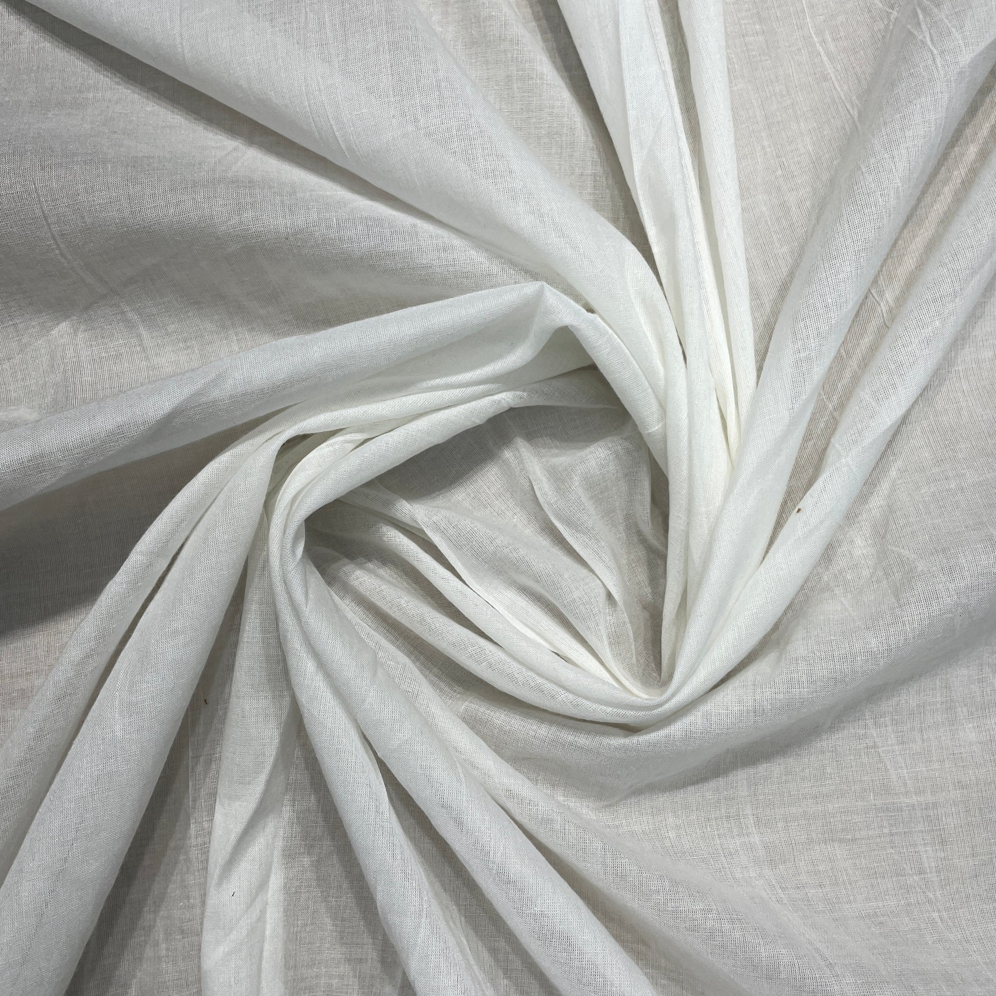 Off White 60s 92x78-63"Dyeable Modal Birla Rayon Fabric - TradeUNO