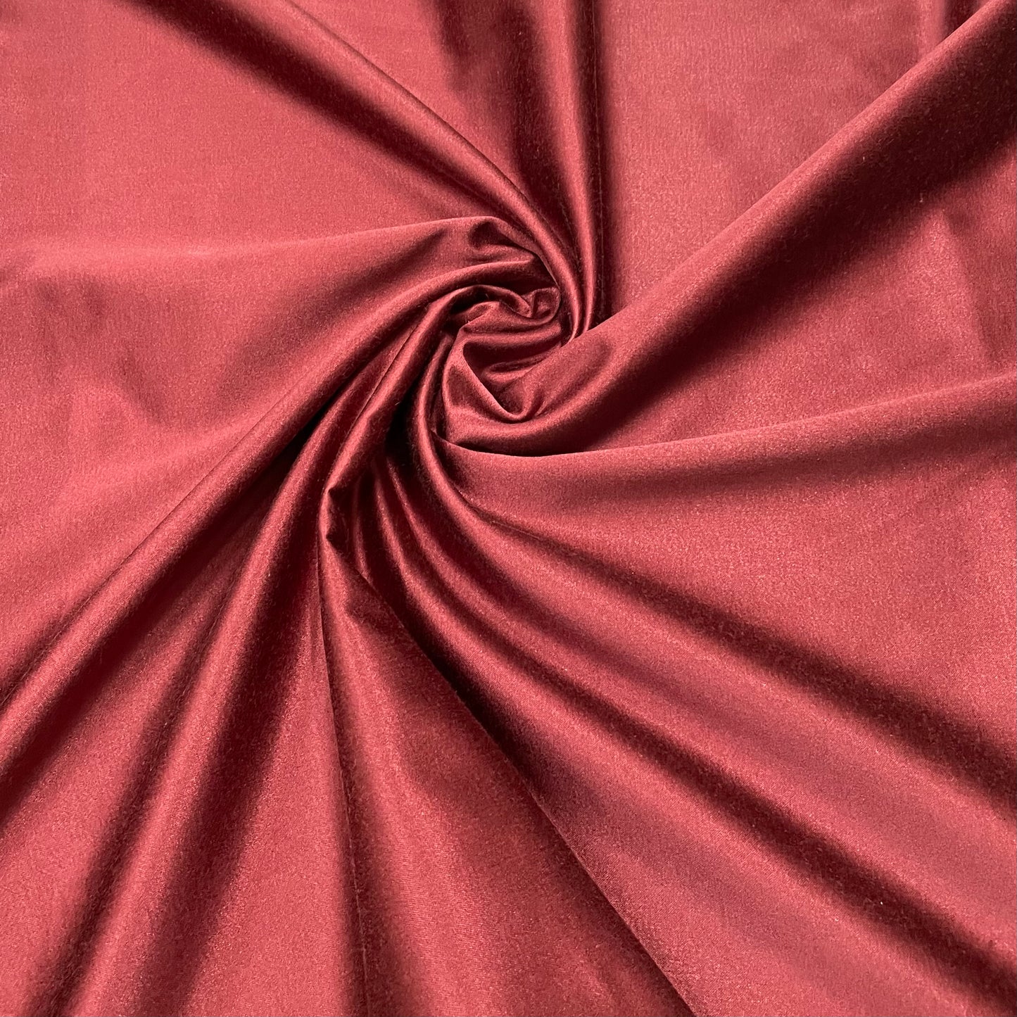 Red Maroon Solid Cotton Satin Fabric - TradeUNO
