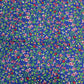Blue With Green Floral Print Rayon Fabric - TradeUNO