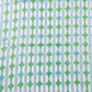 White & Green Geometrical Print Cotton Fabric - TradeUNO