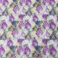 Grey & Multicolor Geometerical Print Sequence Embroidery Blended Cotton Fabric