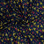 Blue With Yellow And Red Floral Print Rayon Fabric - TradeUNO