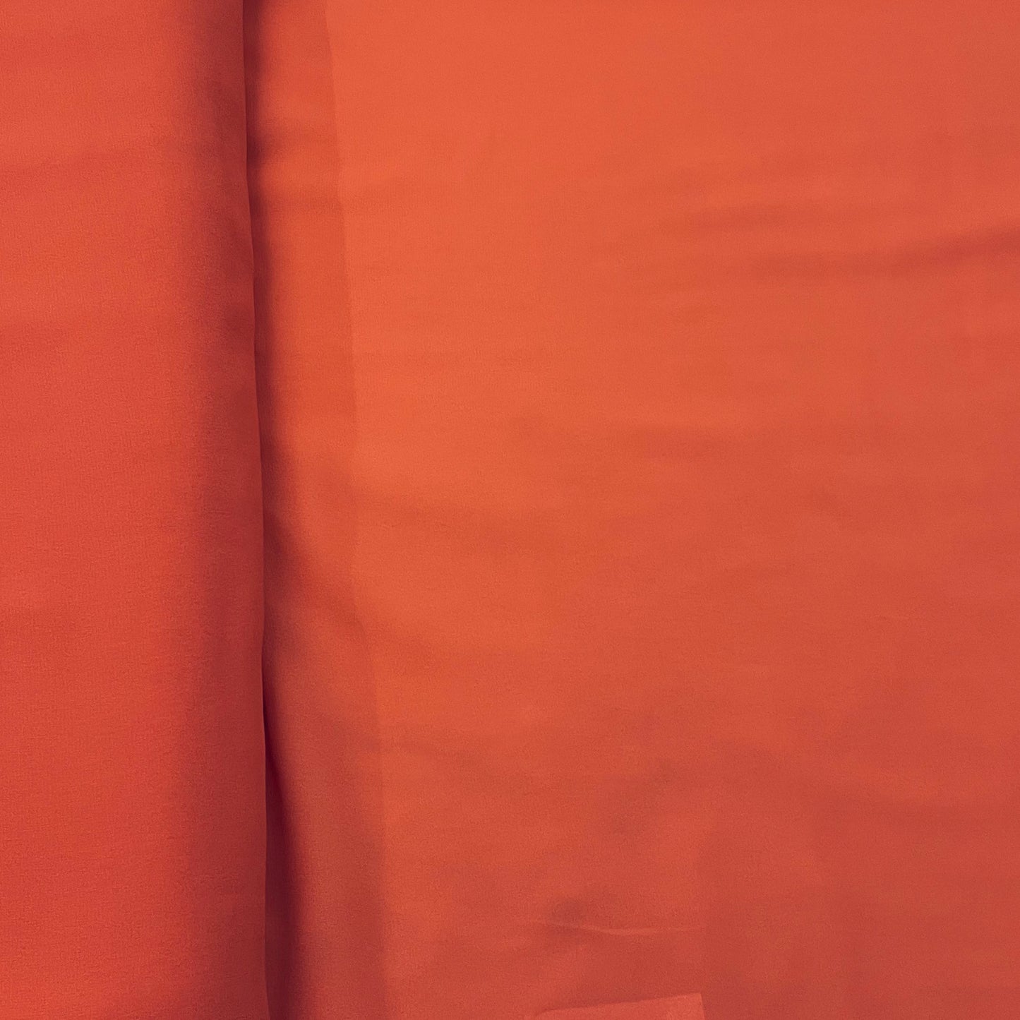 Coral Pink Solid Georgette Fabric - TradeUNO