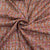 Rust Orange Handblock Kantha Cotton Fabric - TradeUNO