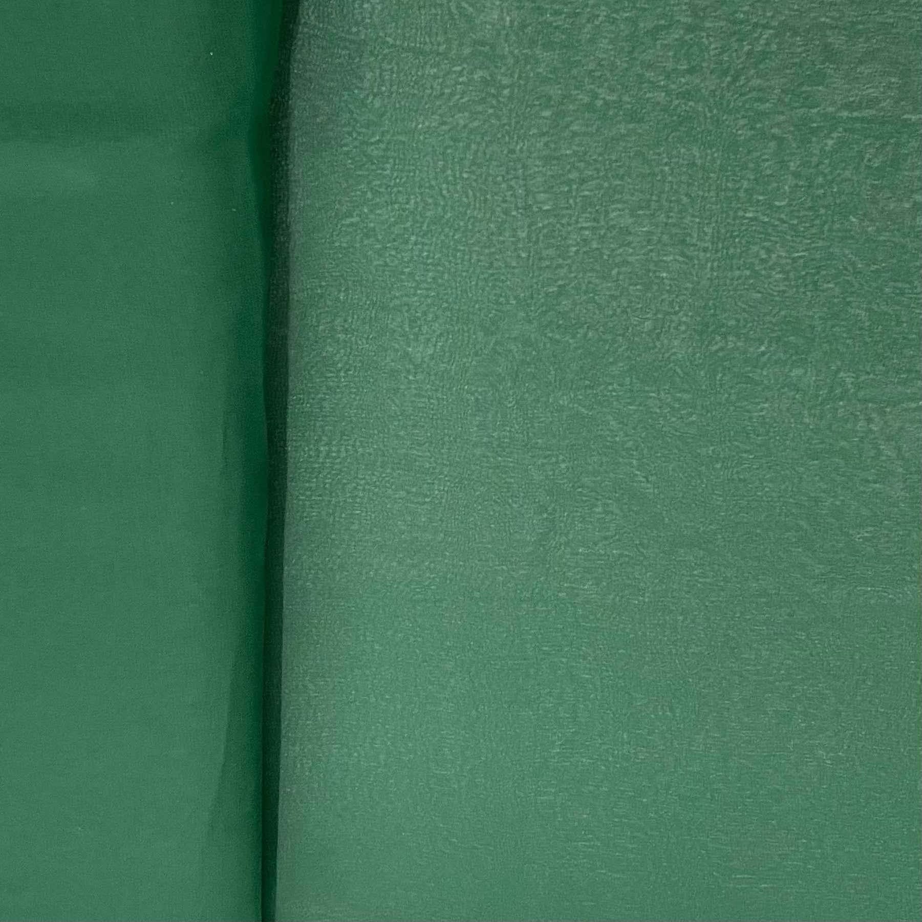 Dark Green Solid Georgette Fabric