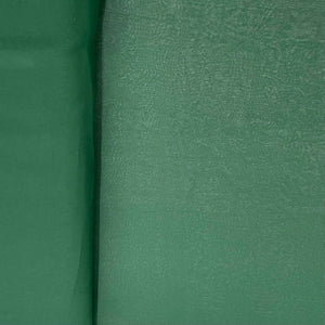 Dark Green Solid Georgette Fabric