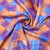 Multi Color Geometrical Print Russian Silk Fabric