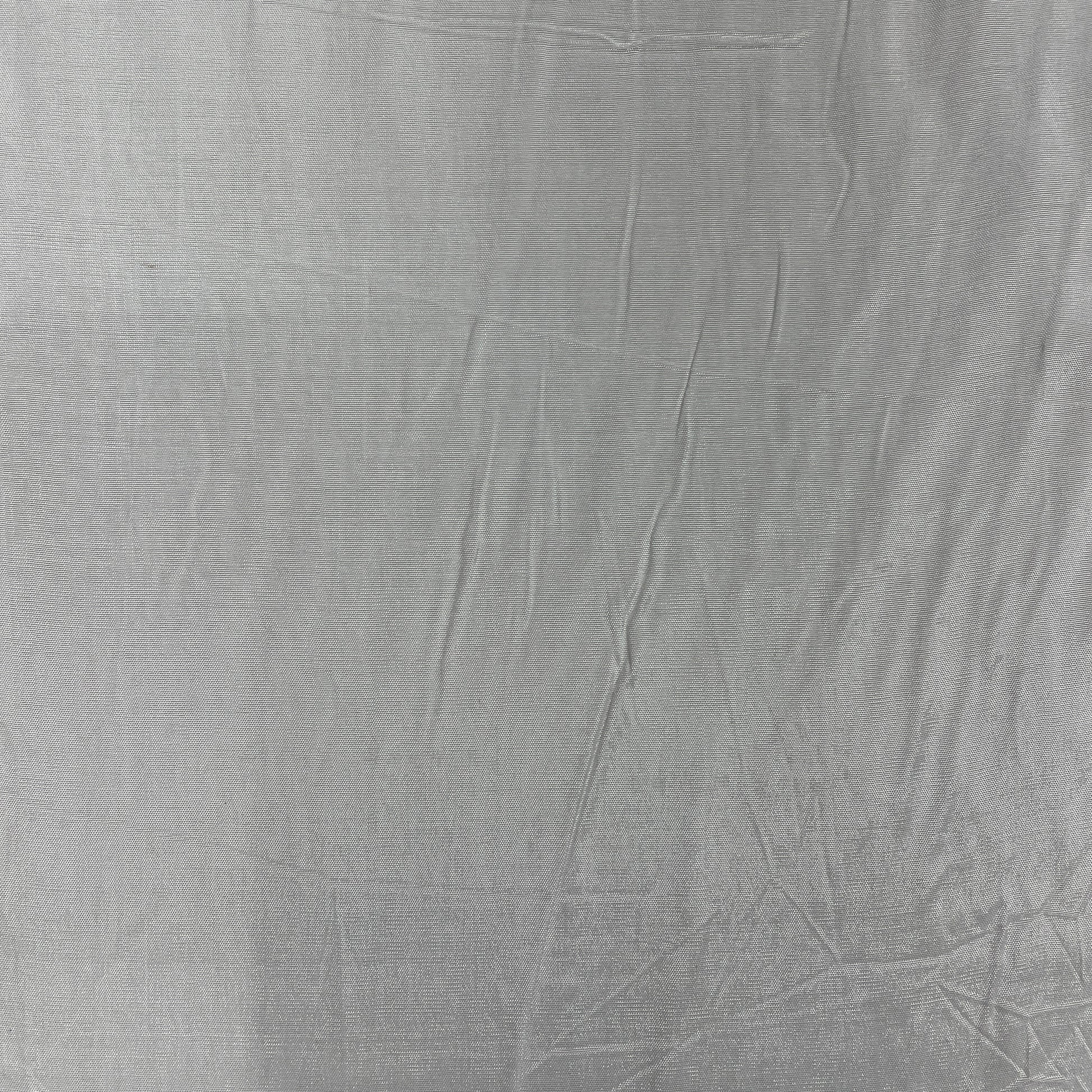 White Solid Gold Line Santoon Rfd Dyeable Fabric - TradeUNO