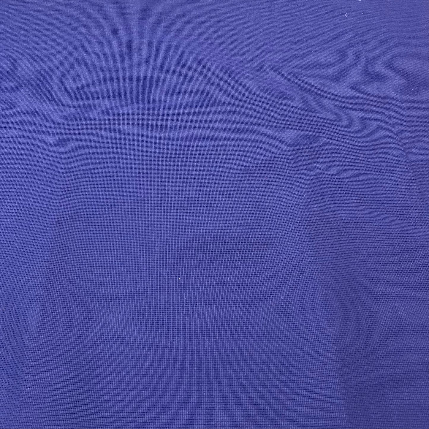 Blue Solid Cotton Matty Fabric - TradeUNO