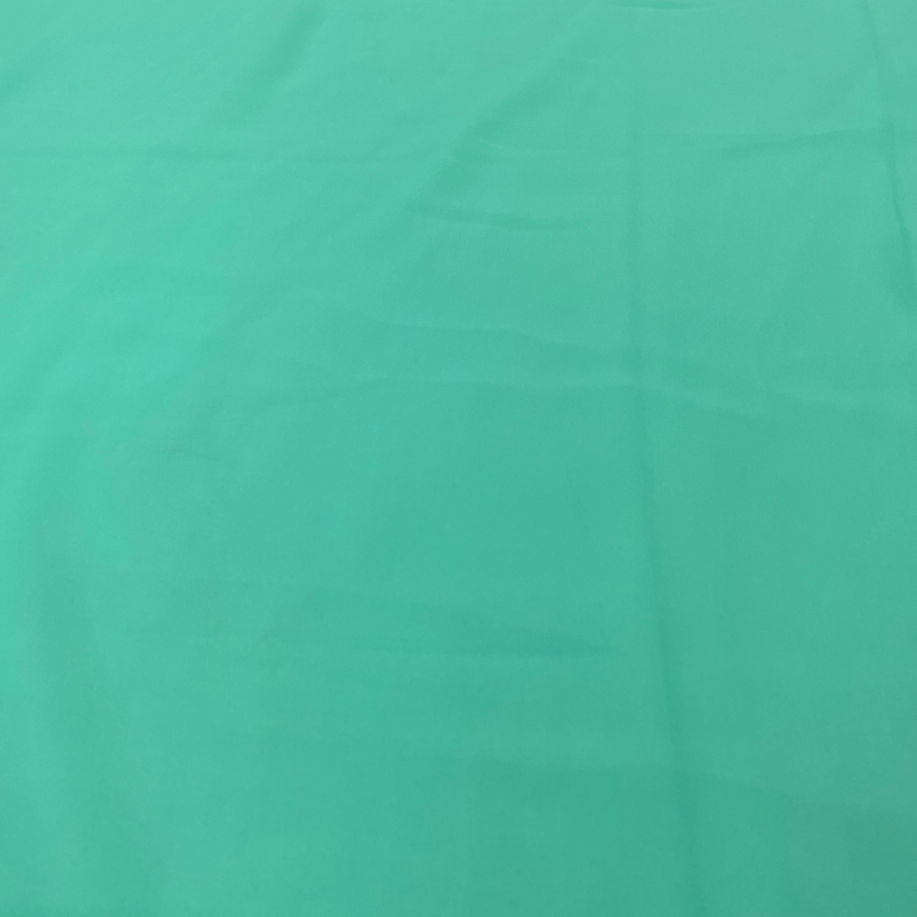 Sea Green Solid Georgette Fabric - TradeUNO