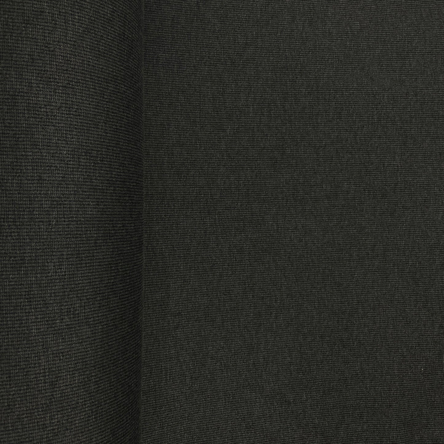 Black Stripe Woollen Suiting Fabric