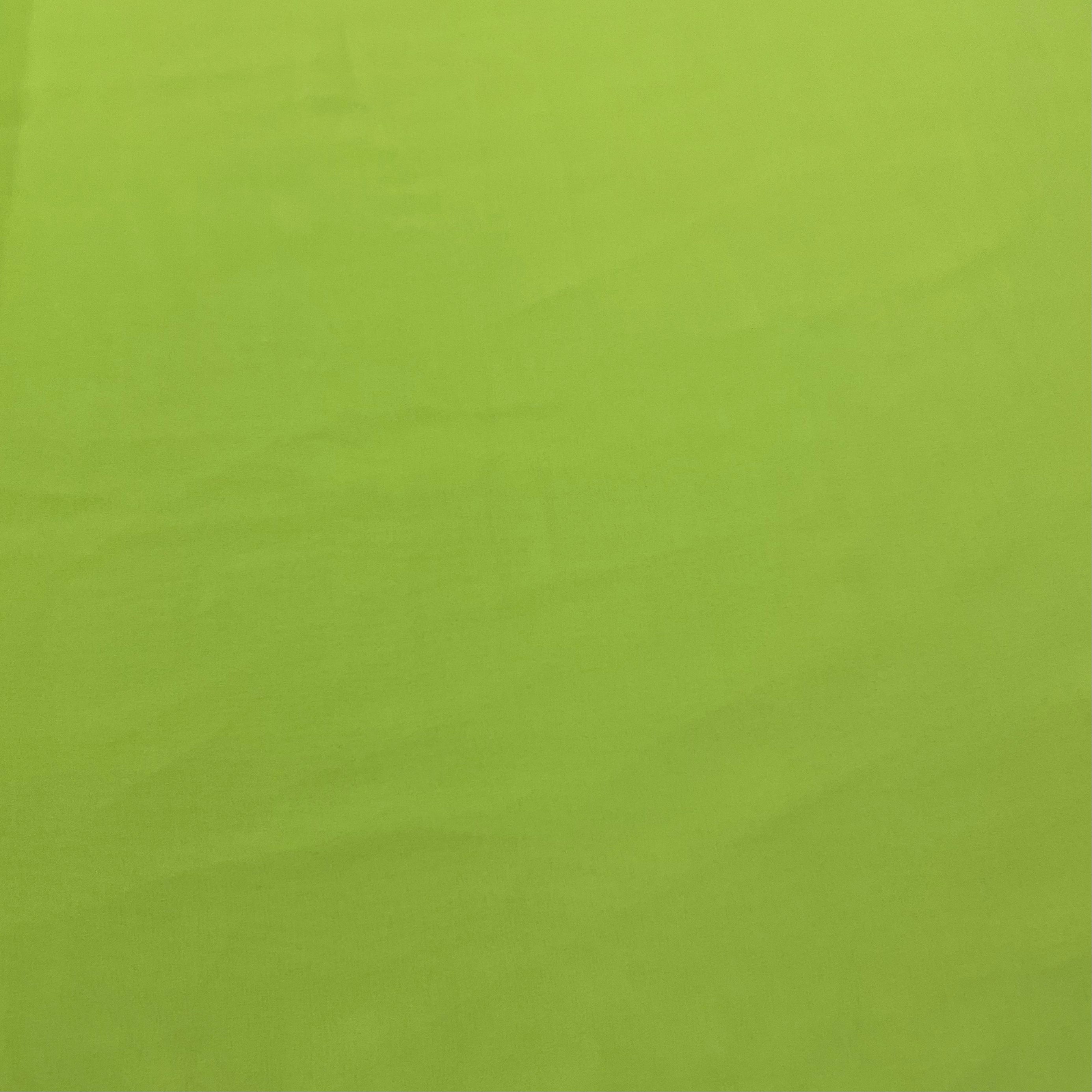 Lime Green Solid Georgette Fabric - TradeUNO