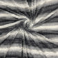 Black White Fur Knitted Pile Fabric - TradeUNO