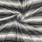 Black White Fur Knitted Pile Fabric - TradeUNO