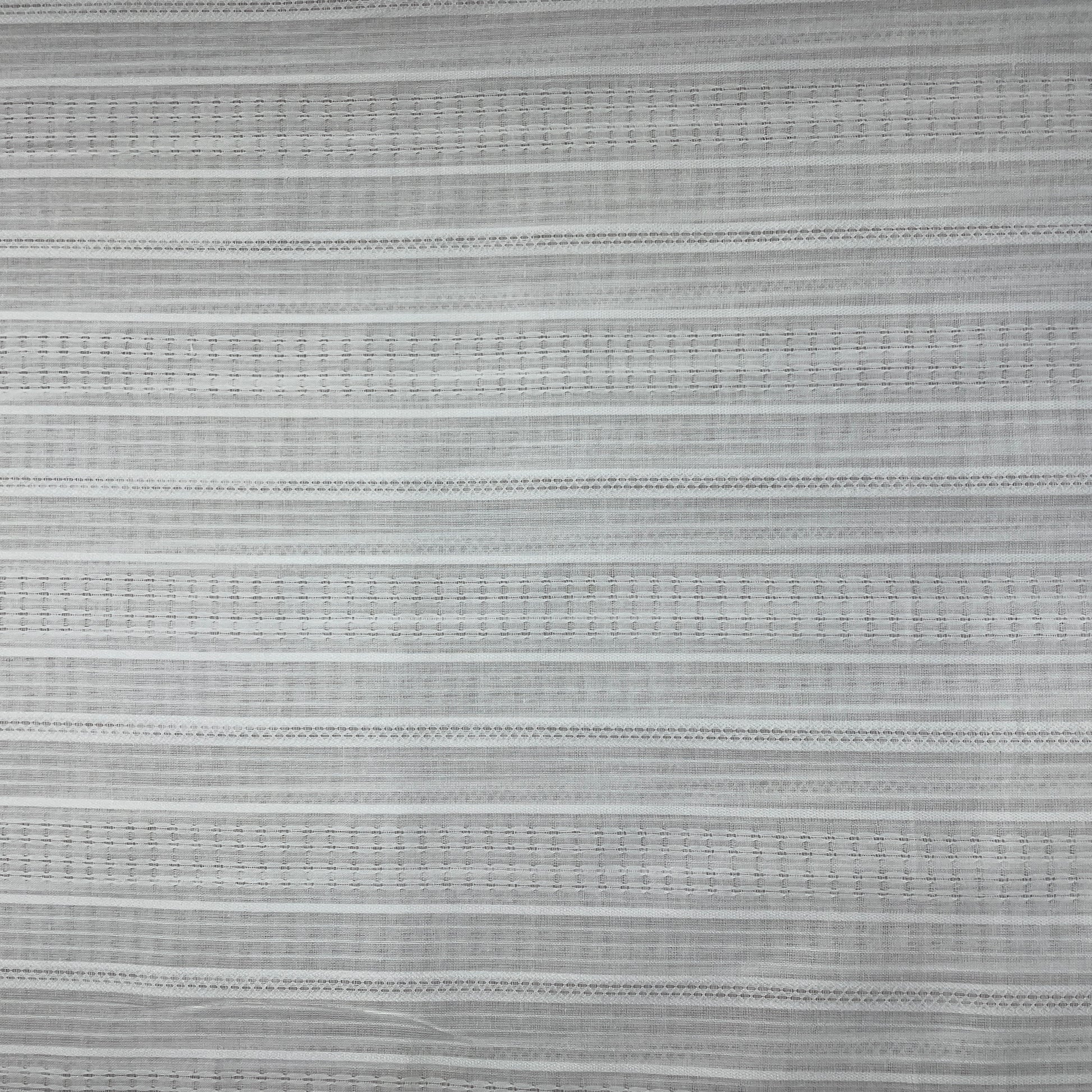 White Solid RFD Dyeable Jacquard Cotton Fabric - TradeUNO